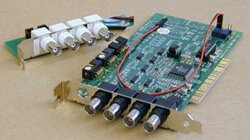 PCI Card and Slot with extra BNC sockets