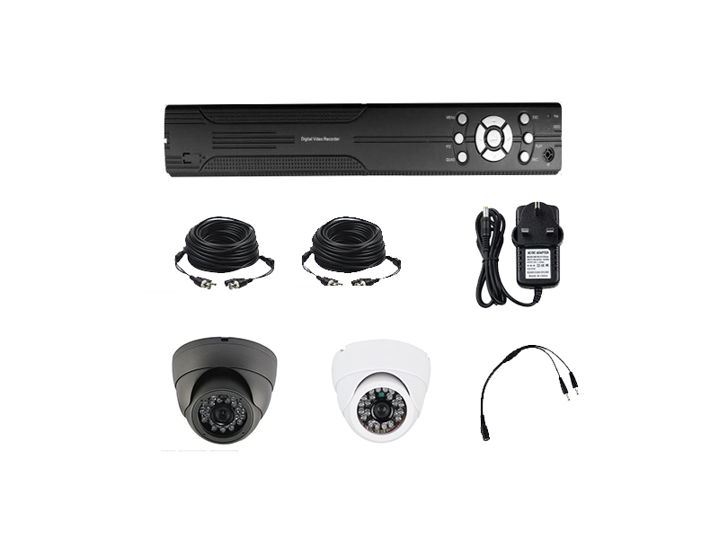 2 Analogue CCTV Camera DVR Security System