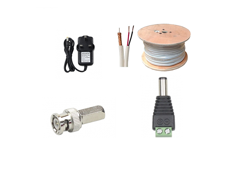 CCTV Plugs, Connectors & Cables
